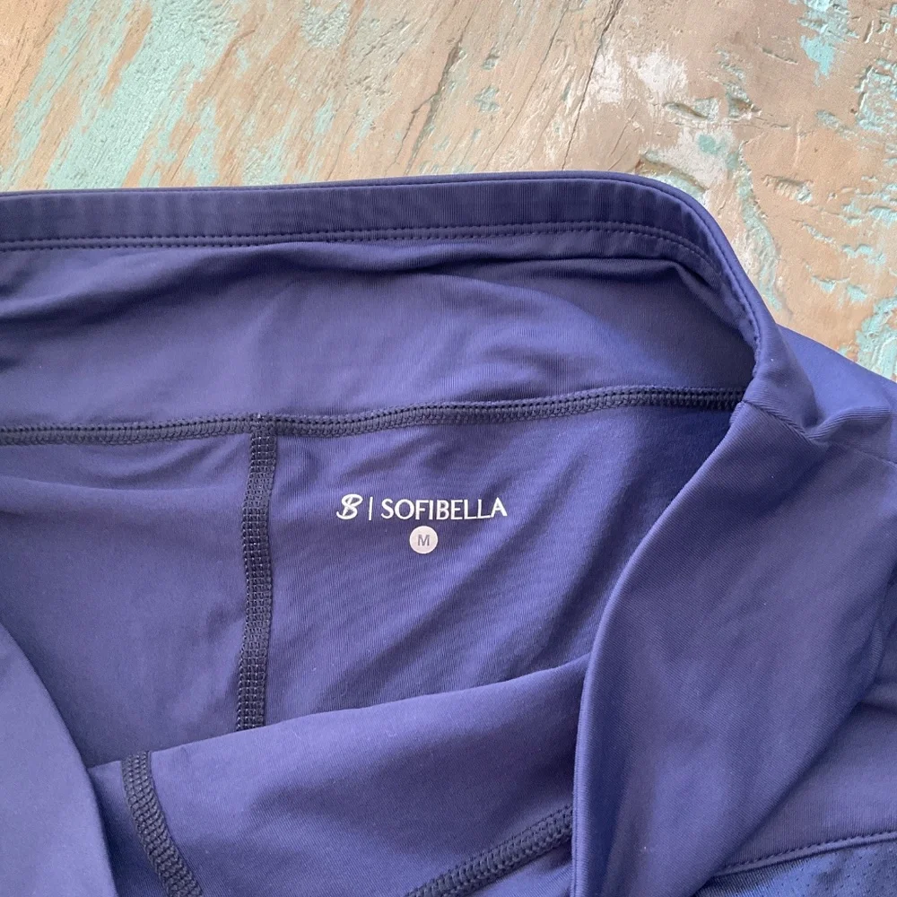 Sofibella Navy tennis skirt - Picture 2 of 4